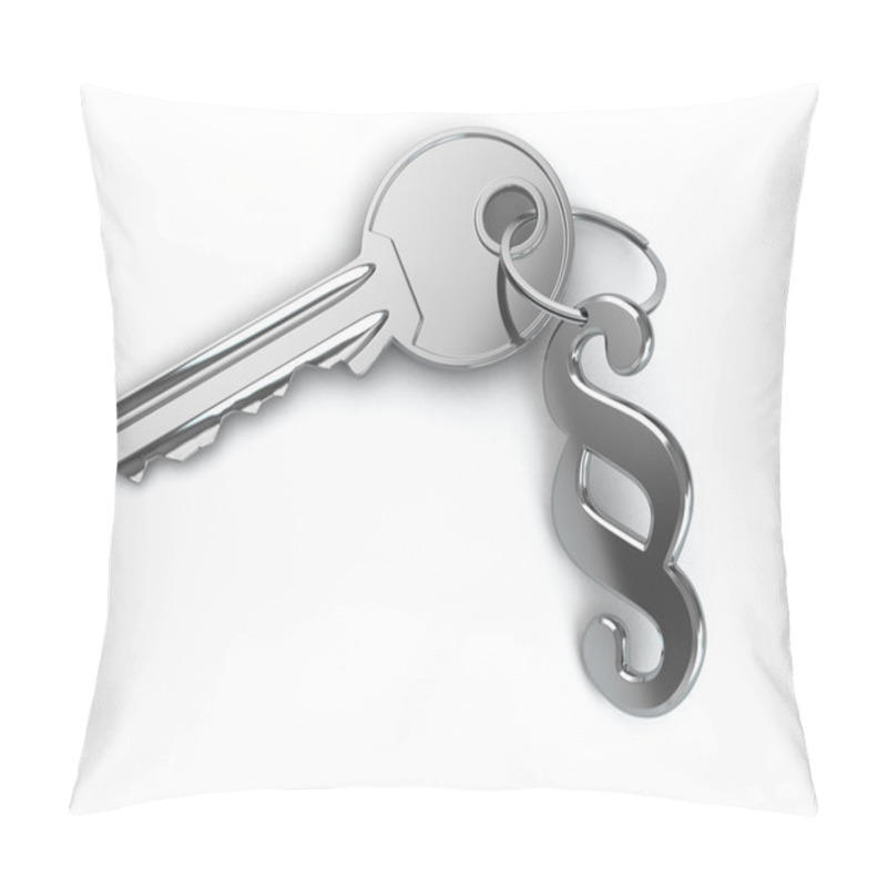 Personality  Key And Paragraph. 3d Pillow Covers