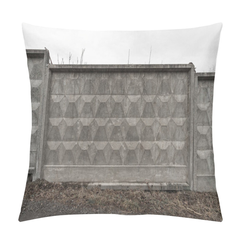 Personality  Old Former Soviet Concrete Wall. Pillow Covers