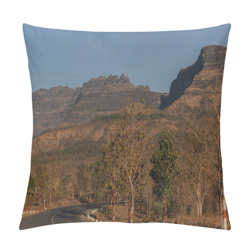 Personality  13 Mar 2005 Malshej Ghat In Western Ghats Mountains Maharashtra INDIA Pillow Covers