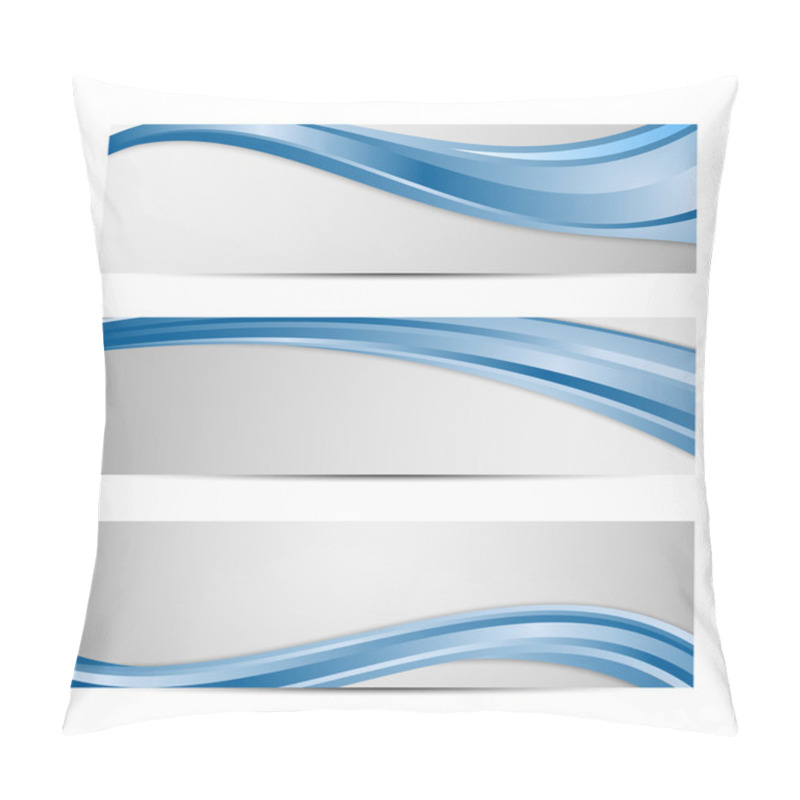 Personality  Abstract Wavy Design Banners Pillow Covers