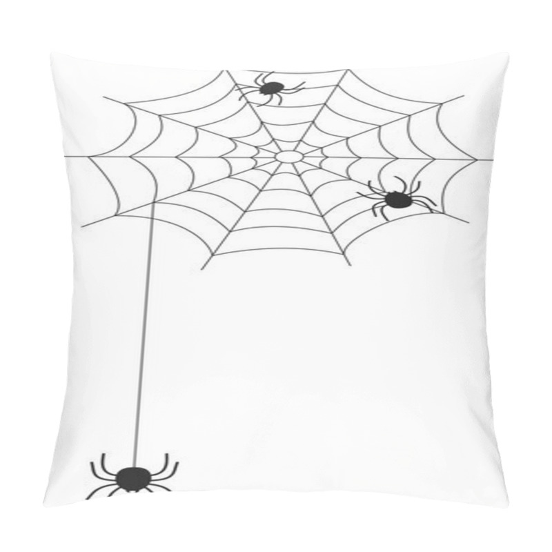 Personality  Several Spider On A Web Pillow Covers