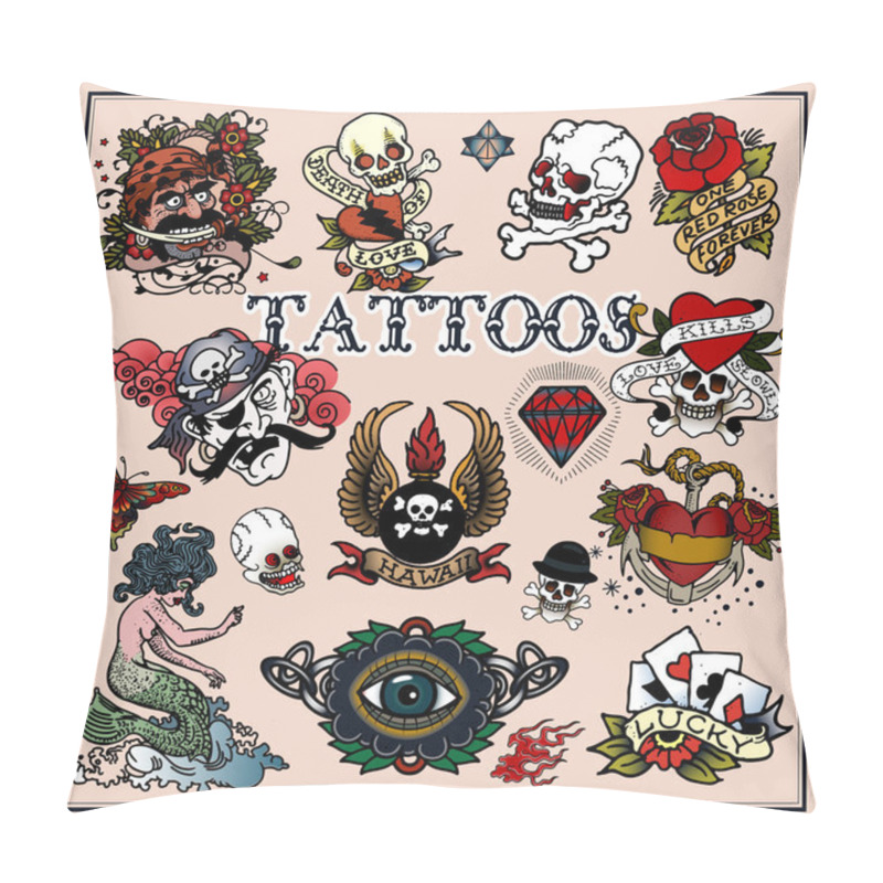 Personality  Tattoos Pillow Covers