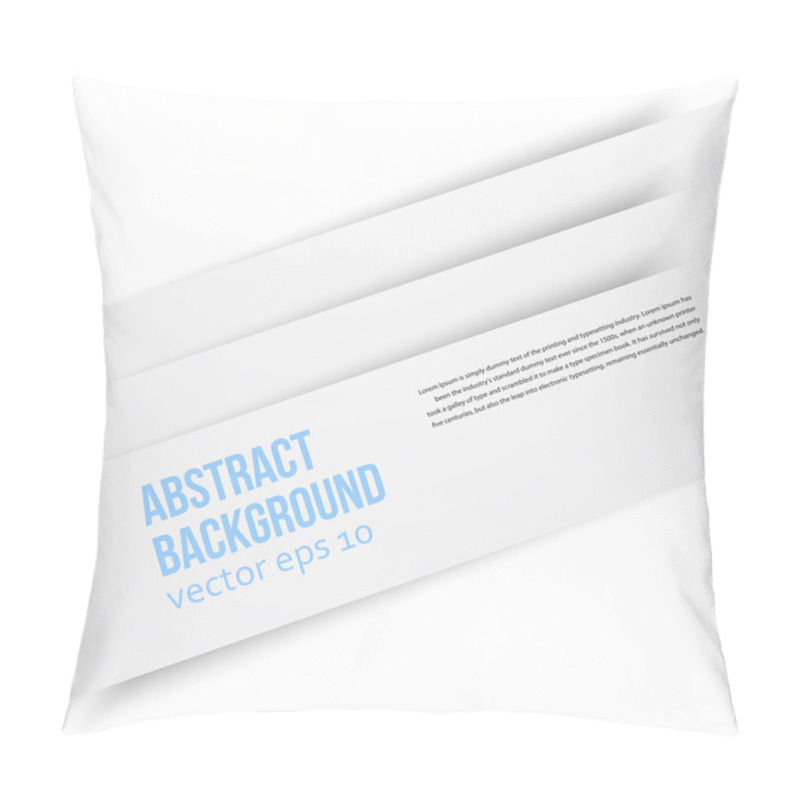 Personality  Vector Squares. Abstract Background Line Shadow Pillow Covers