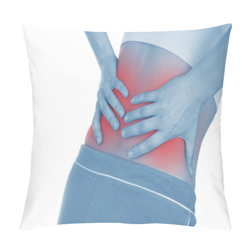 Personality  Severe Pain In The Kidneys, Shown Red, Keep Handed Pillow Covers