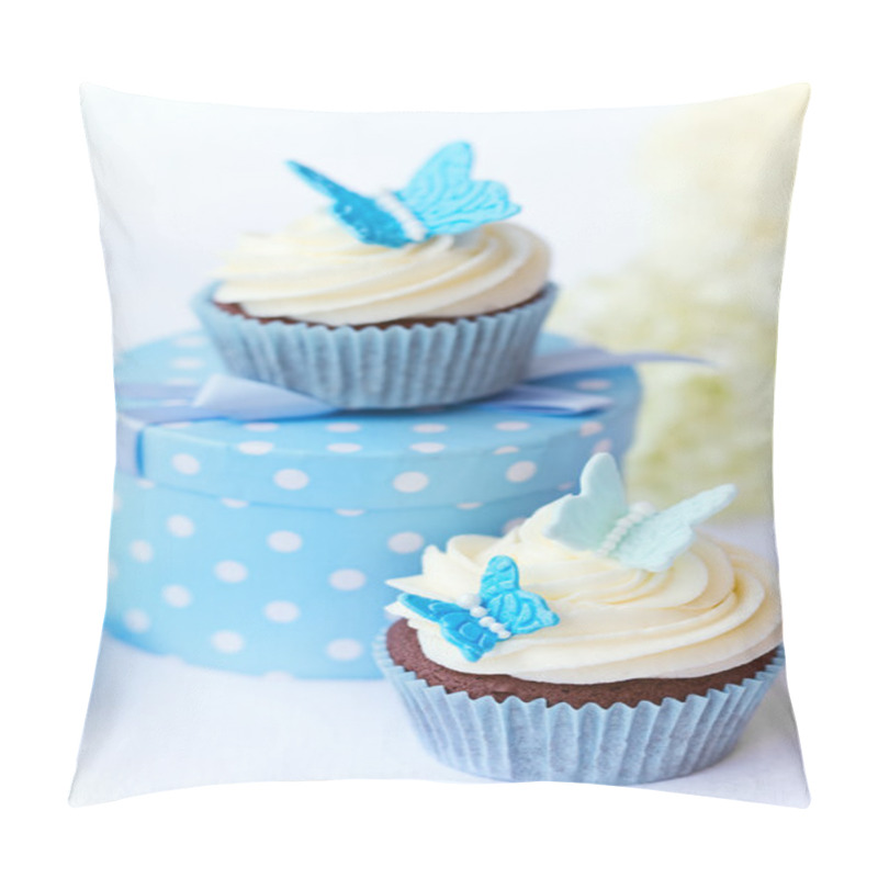 Personality  Butterfly Cupcakes Pillow Covers