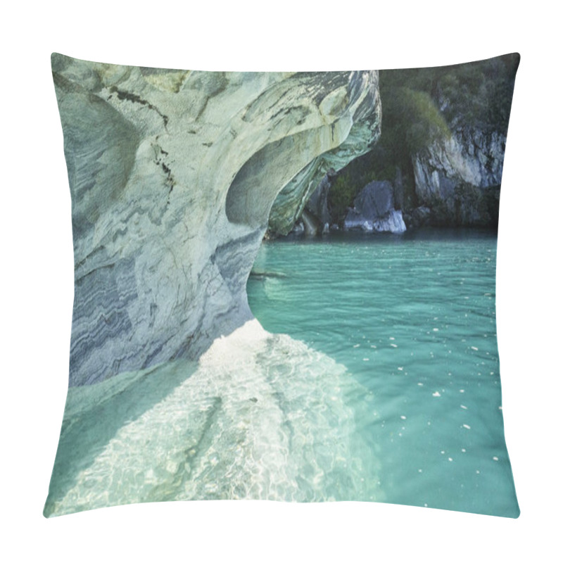 Personality  Marble Caves Of Chile Pillow Covers