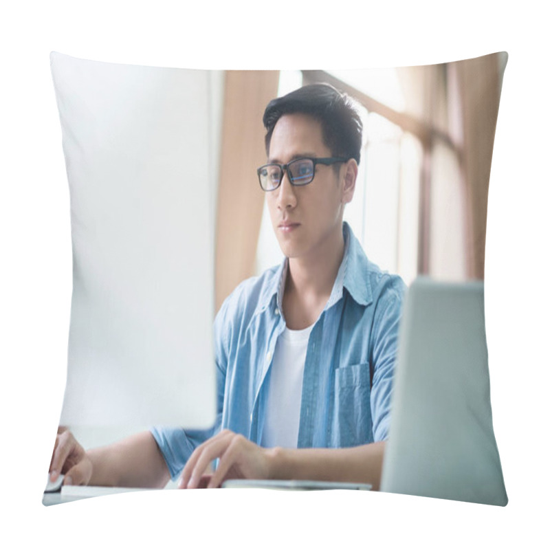 Personality  Programmers And Developer Teams Are Coding And Developing Software. Pillow Covers