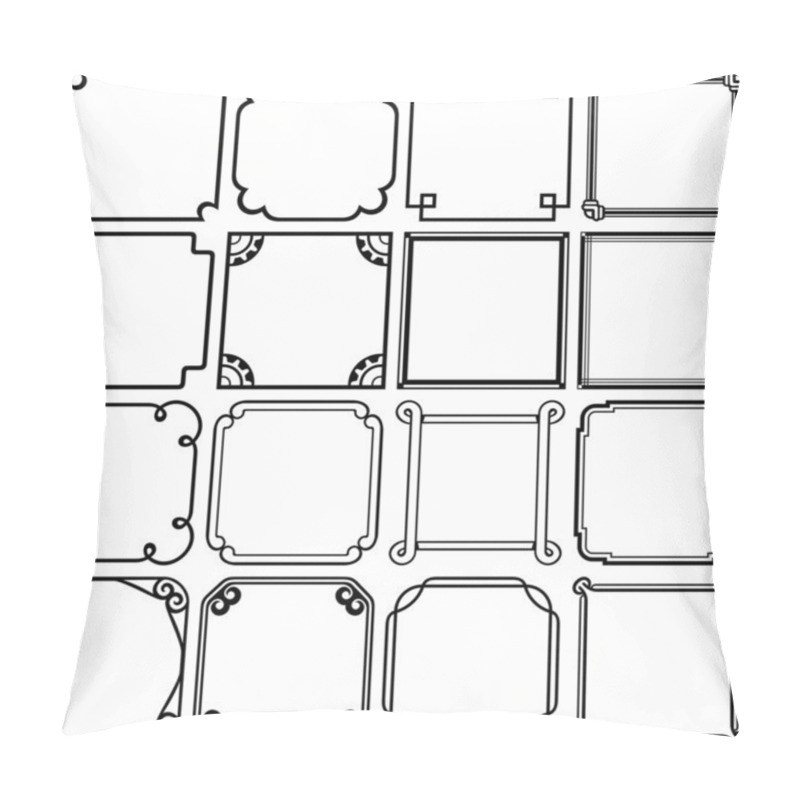 Personality  Decorative Simple Frames Pillow Covers