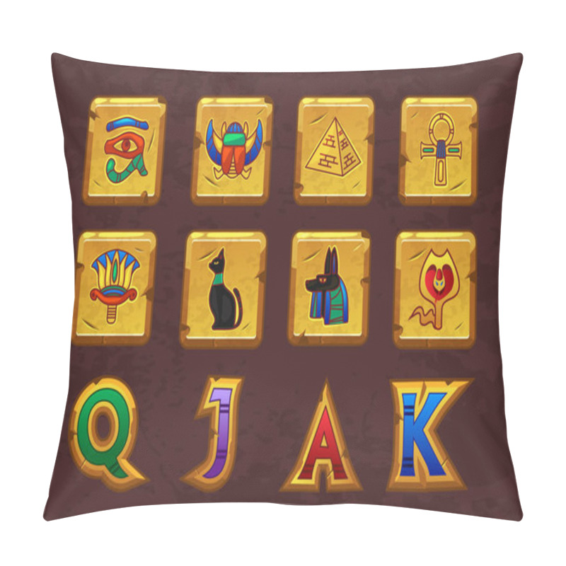 Personality  Egyptian Icons For Casino Machines Slots Game Pillow Covers