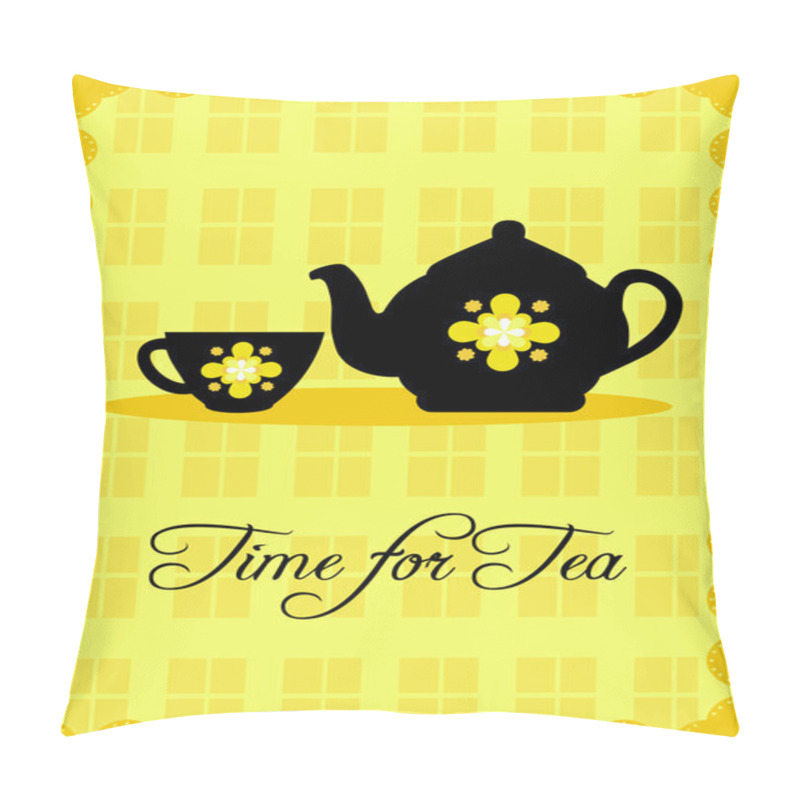 Personality  Time For Tea Design Pillow Covers