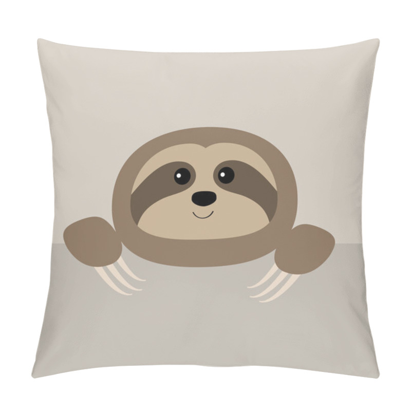 Personality  Sloth Face And Hands Pillow Covers