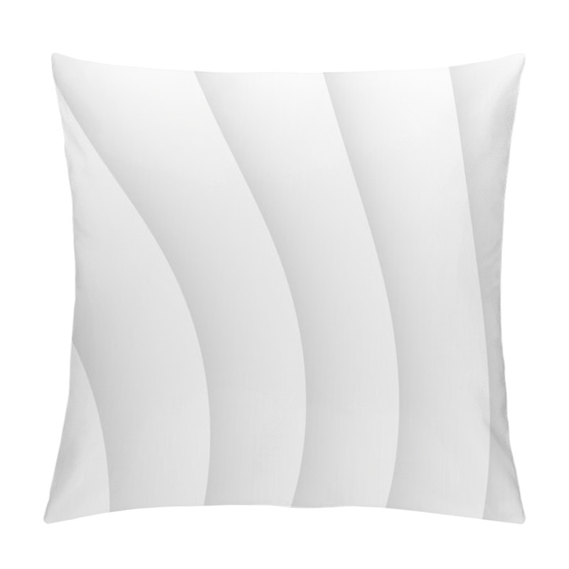 Personality  Abstract White Waves Background Pillow Covers