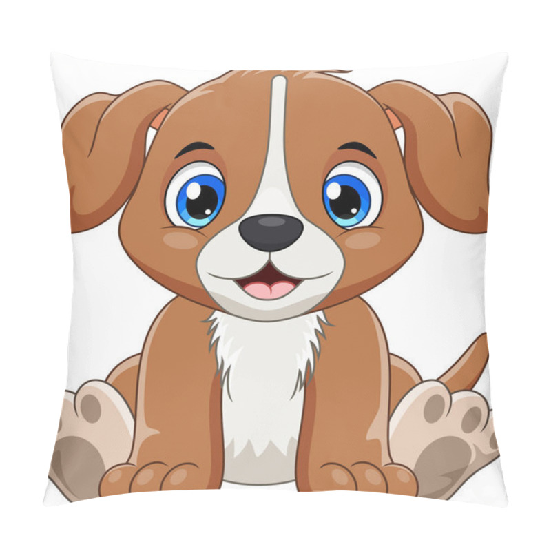 Personality  Cartoon Cute Baby Dog Sitting Pillow Covers