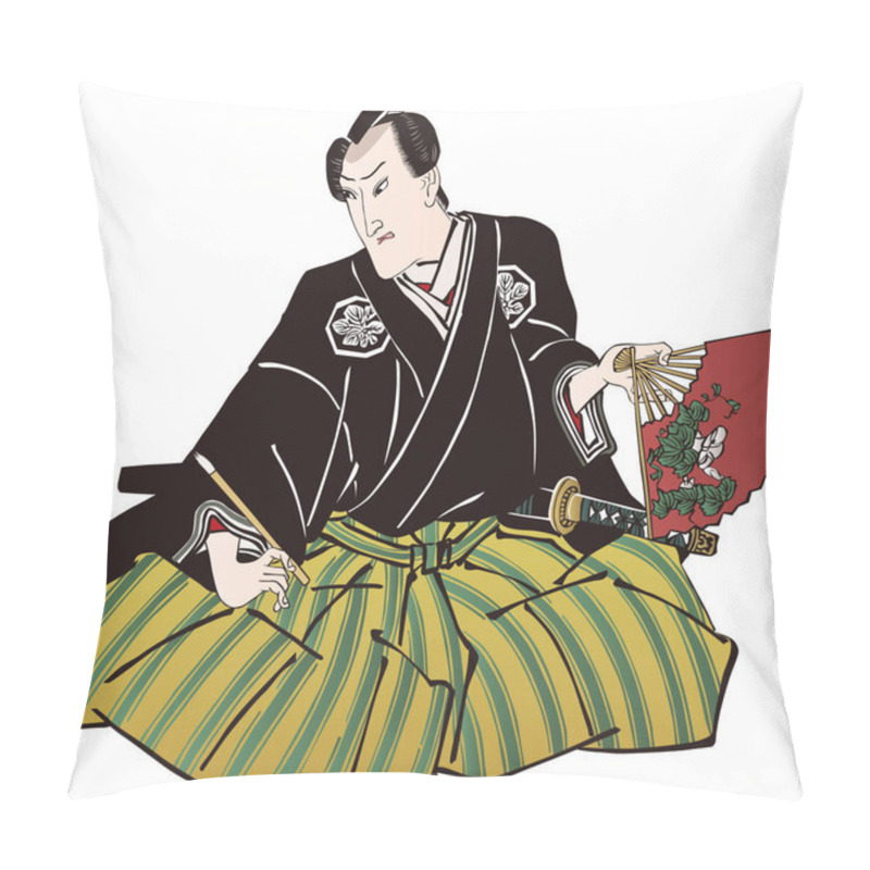 Personality  Ukiyoe Samurai 16 Pillow Covers