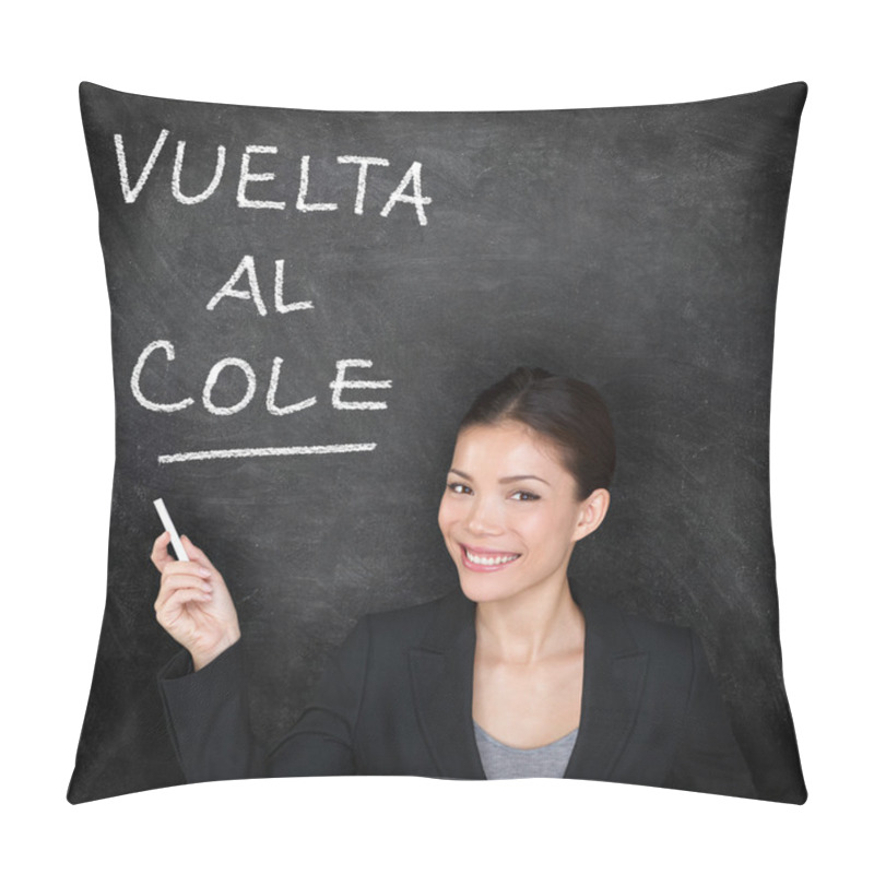 Personality  Vuelta Al Cole - Spanish Teacher Back To School Pillow Covers