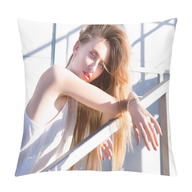 Personality  Natural Beauty Woman Pillow Covers