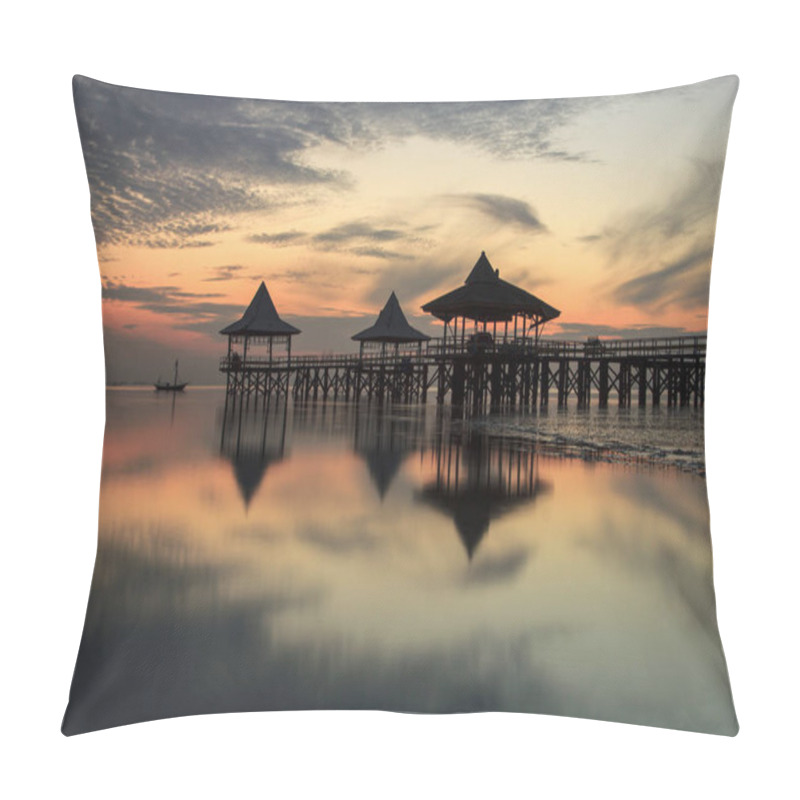 Personality  Kenjeran Beach Is Located In Kenjeran District In The East Top Surabaya, Which Is  9 Km From Surabaya Indonesia. Pillow Covers