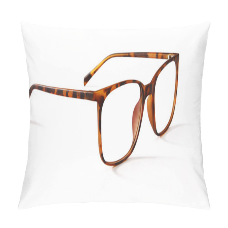 Personality  Spectacles Isolated On White Background  Pillow Covers