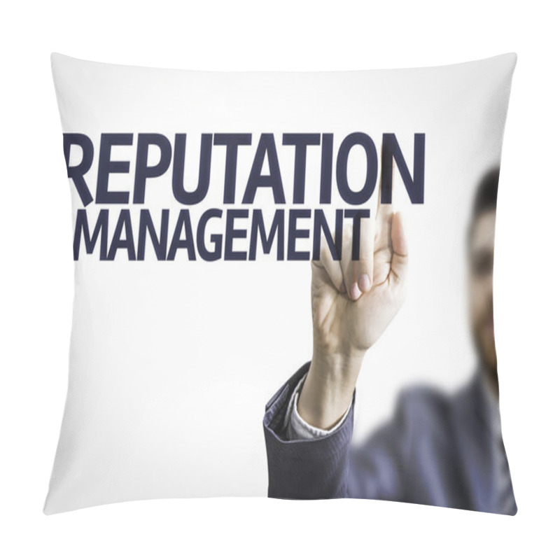 Personality  Board With Text: Reputation Management Pillow Covers