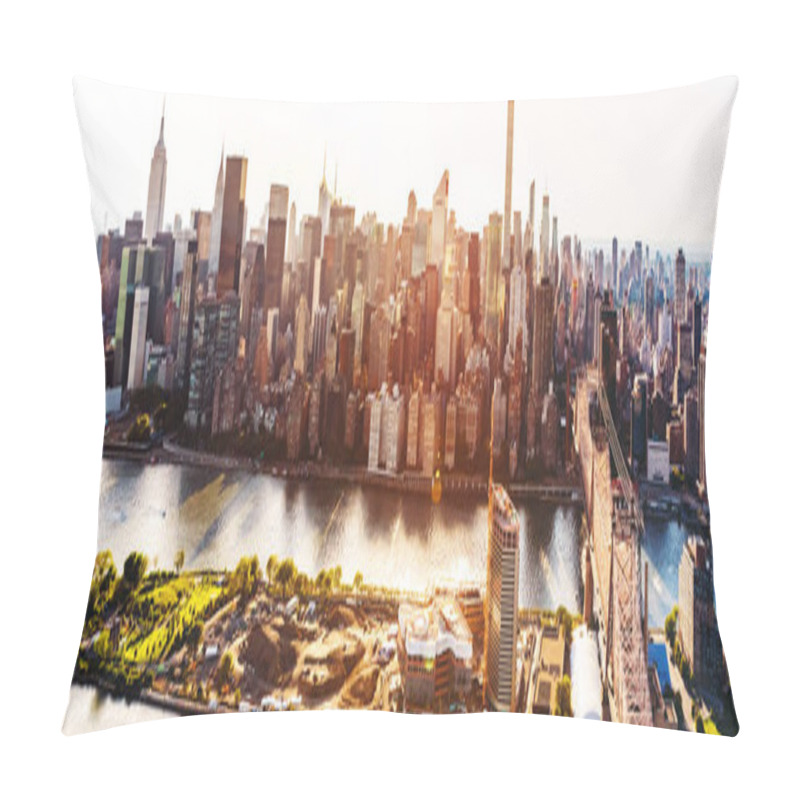 Personality  Queensboro Bridge Over The East River In New York City Pillow Covers