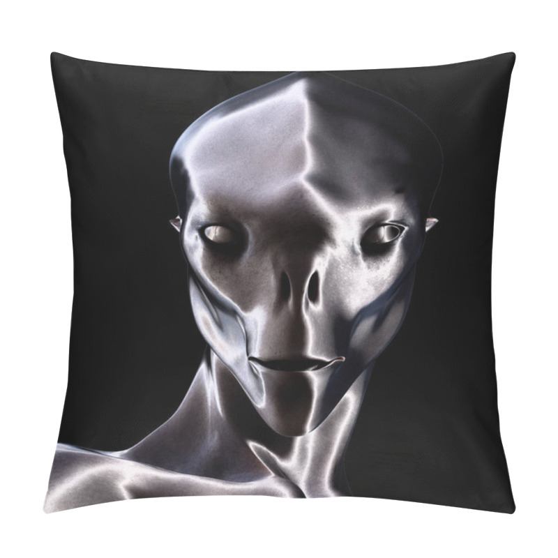 Personality  Digital 3D Illustration Of A Creepy Creature Pillow Covers