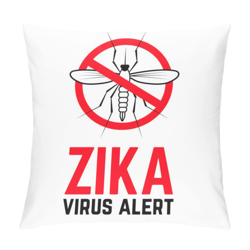 Personality  Zika Virus Alert Pillow Covers