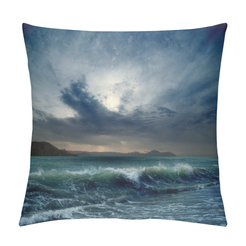 Personality  Stormy Sea Pillow Covers