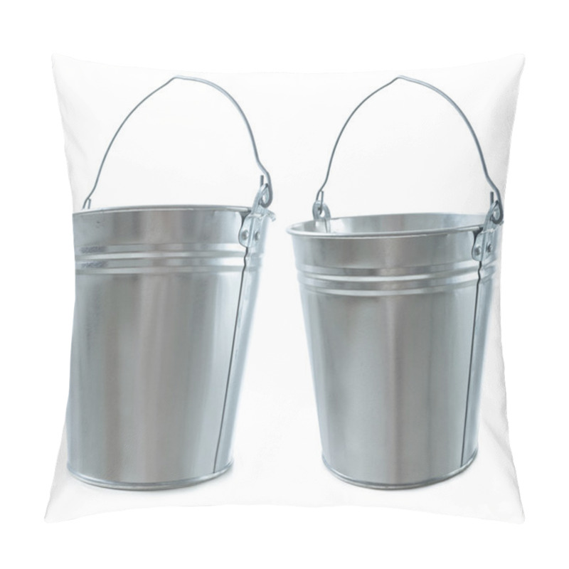 Personality  Two Metal Buckets Pillow Covers