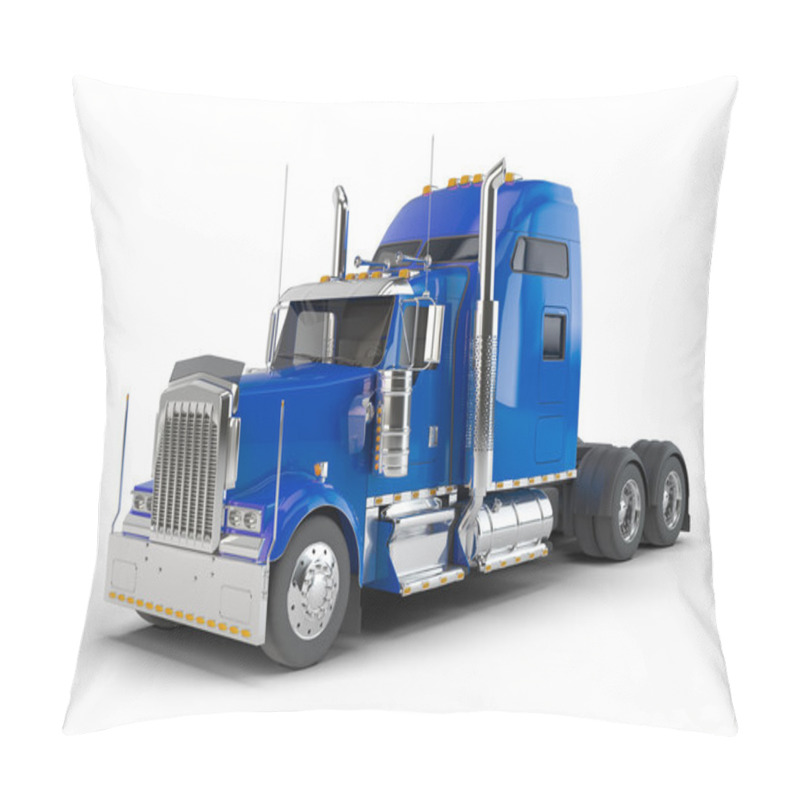 Personality  Blue American Truck Pillow Covers