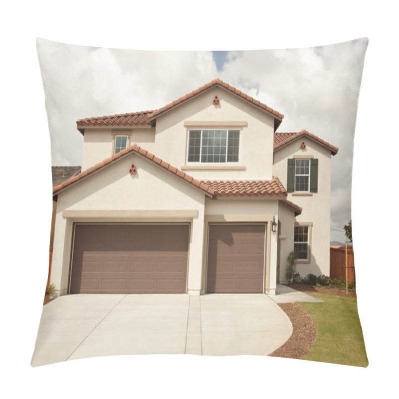 Personality  A Newly Constructed Modern Home Pillow Covers