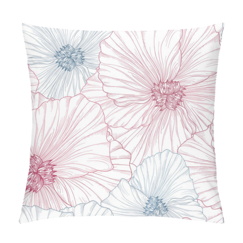 Personality  Floral Seamless Pattern. Pillow Covers