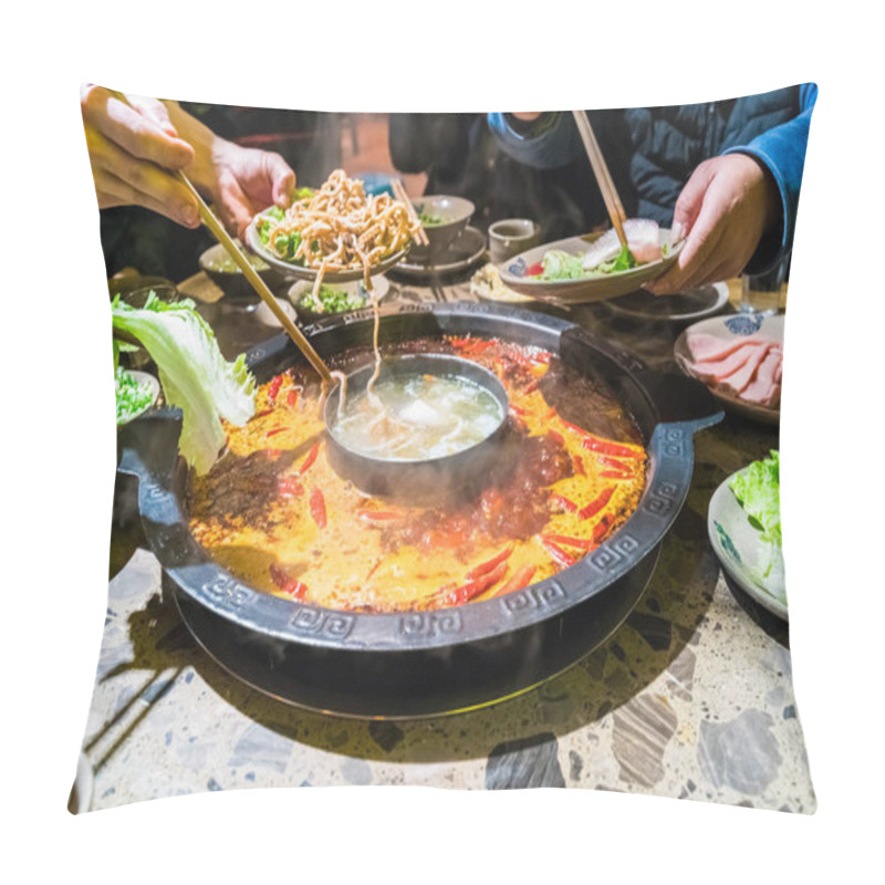 Personality  Chengdu Hot Pot, Sichuan Chafing Dish Pillow Covers