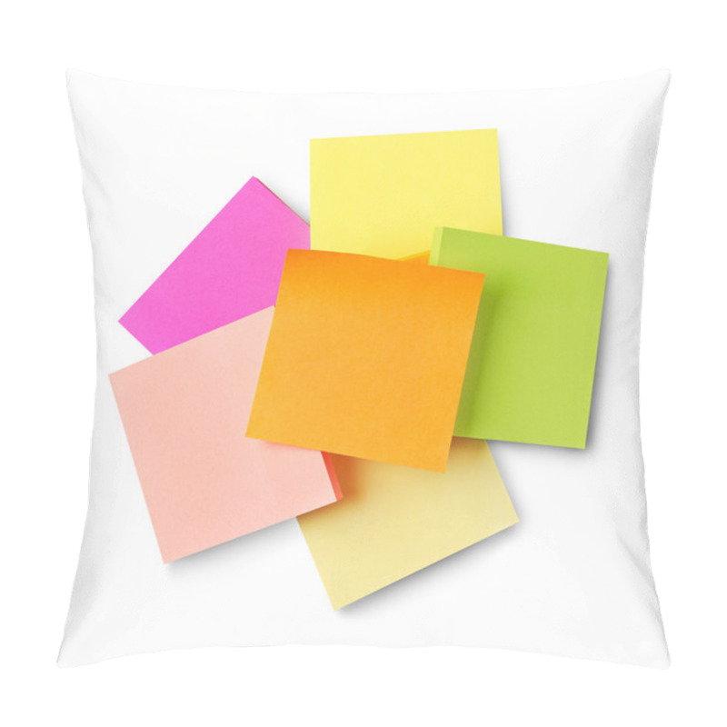 Personality  Adhesive Notes On White Pillow Covers