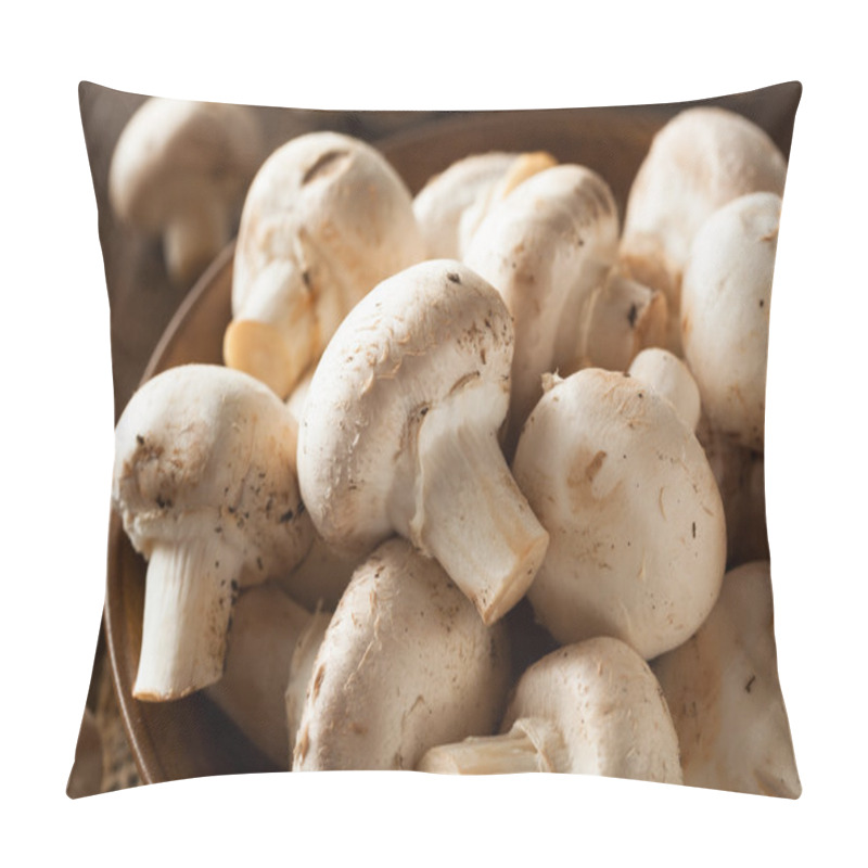 Personality  Raw Organic White Mushrooms Pillow Covers