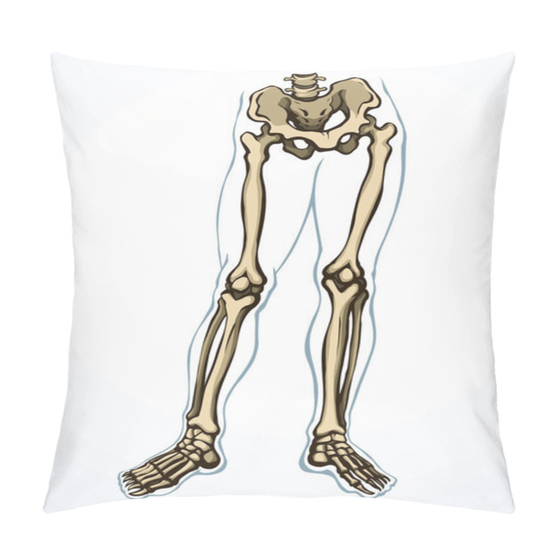 Personality  Front View Old Woman Sick Injury Toe Muscl Tissue Part Ache Hospital Surgery Care Scan X Ray Radius White Logo Black Hand Drawn Femal Upper Fibular Ankle Injur Medic Xray Ill Pain Exam Line Sketch Art Pillow Covers