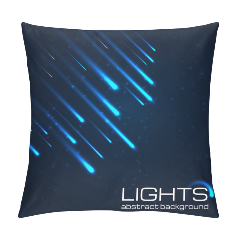 Personality  Bright Abstract Lights Background. Pillow Covers