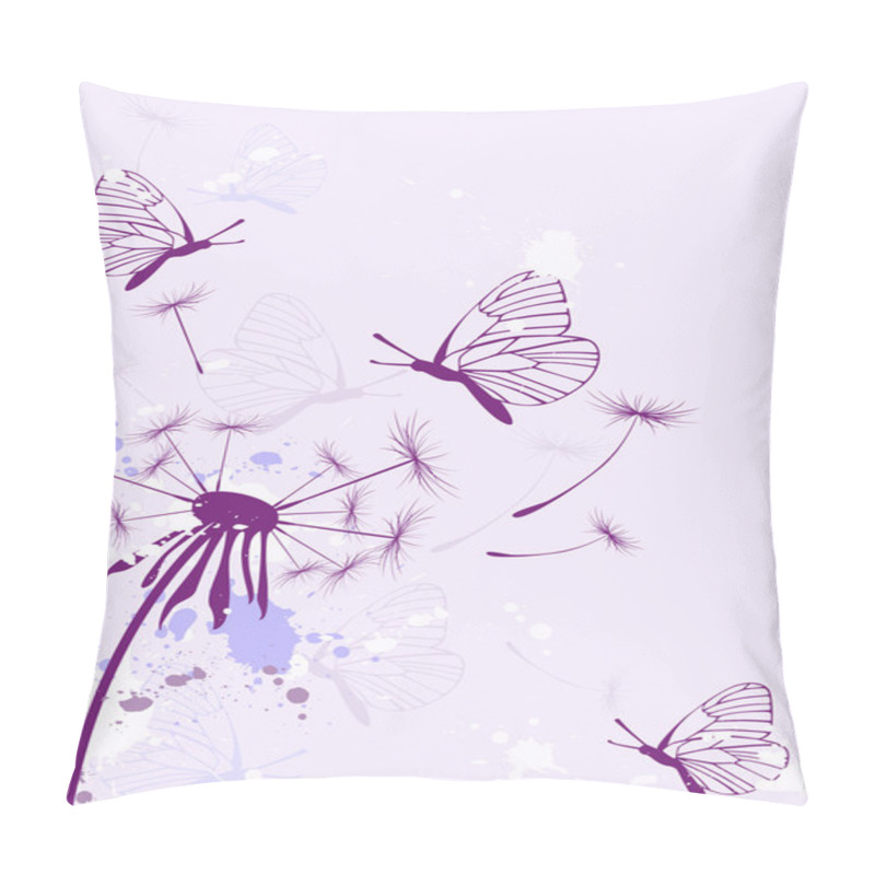 Personality  Background With Butterflies Pillow Covers