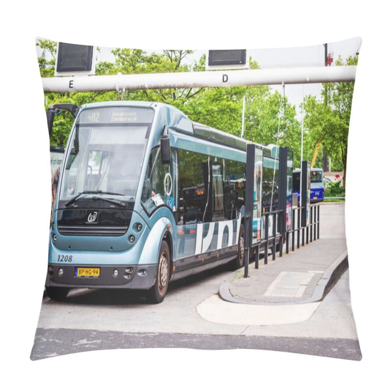 Personality  Bus Rapid Transit (Phileas) In Eindhoven Central Station Pillow Covers