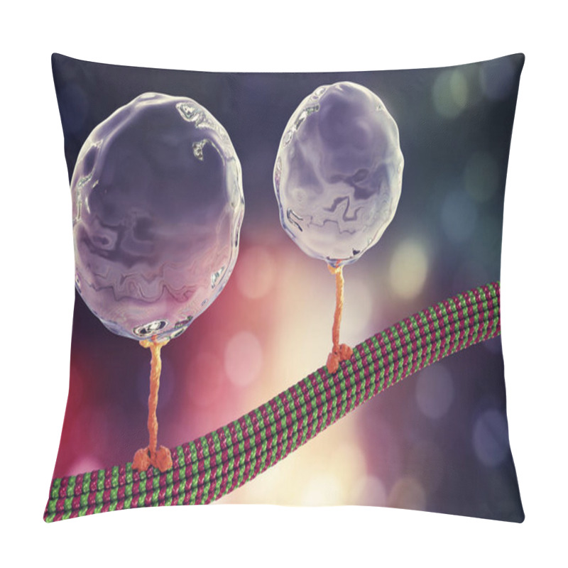 Personality  Intracellular Transport, Kinesin Motor Proteins Transport Molecules Moving Across Microtubules Pillow Covers