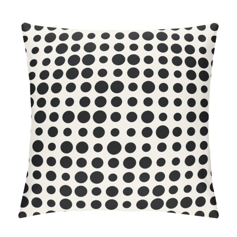 Personality  Dot Halftone Seamless Pattern, Minimal Geometric Background Print Texture Pillow Covers