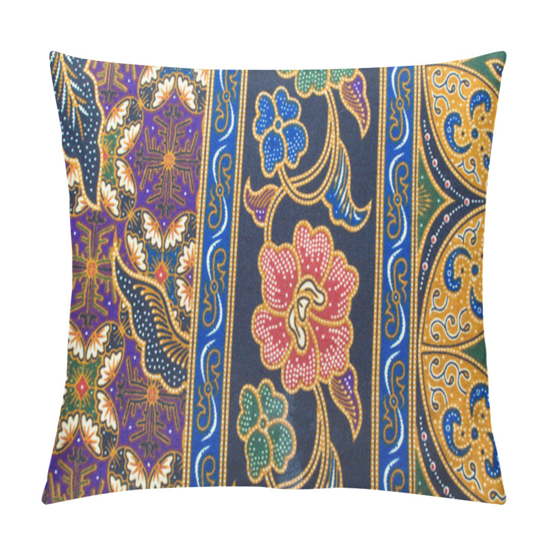 Personality  Beautiful Indonesia Floral Batik Patterns & Motifs Pillow Covers