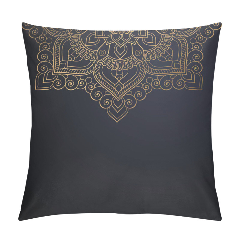 Personality  Luxury Ornamental Mandala Design Background Pillow Covers