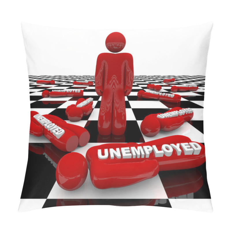 Personality  Unemployment - Last Man Standing Pillow Covers