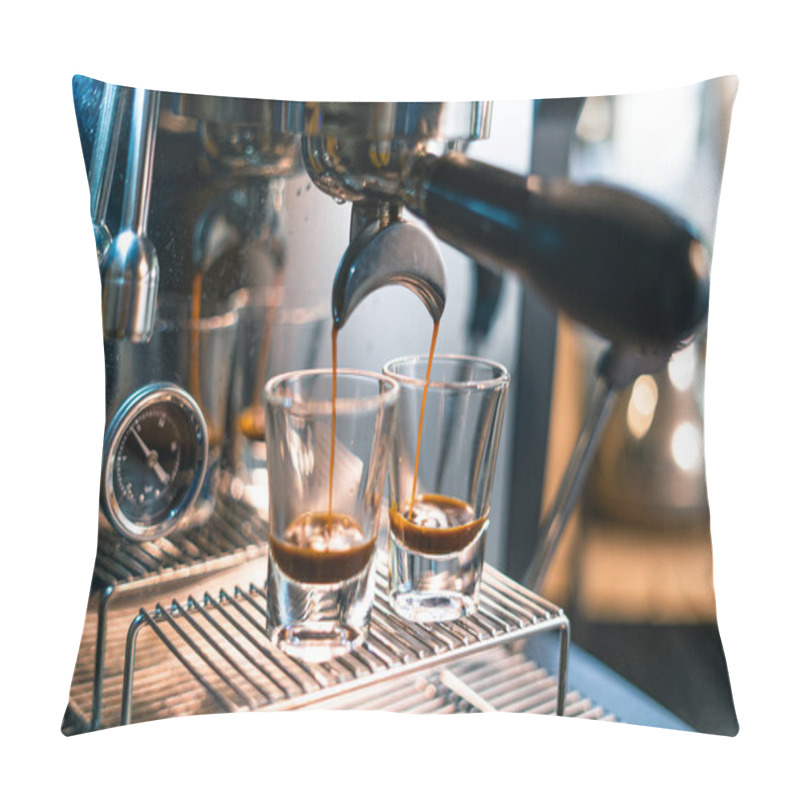 Personality  Coffee-Make Coffee From The Machine At Home Pillow Covers