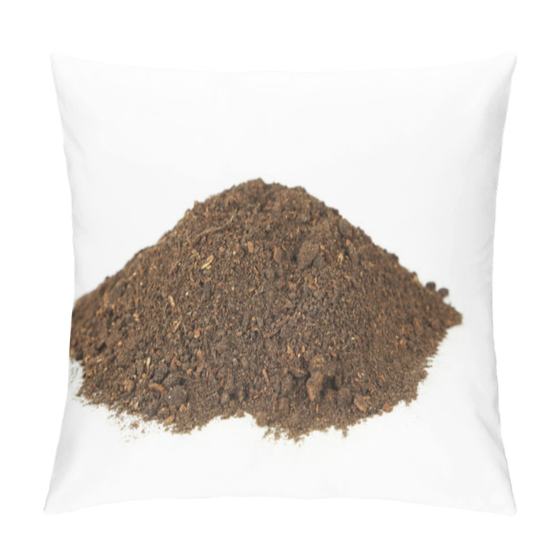 Personality  Soil On White Background Pillow Covers