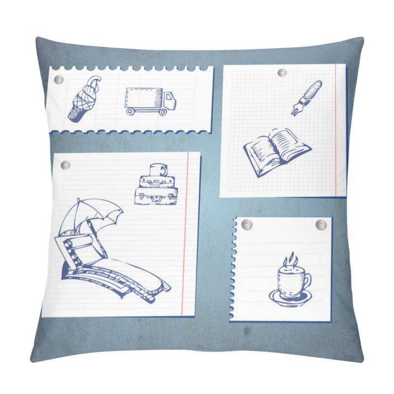 Personality  Independence Day Postcard Design Pillow Covers