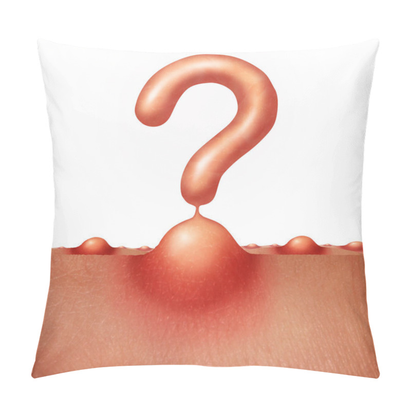 Personality  Dermatology Question Concept Pillow Covers