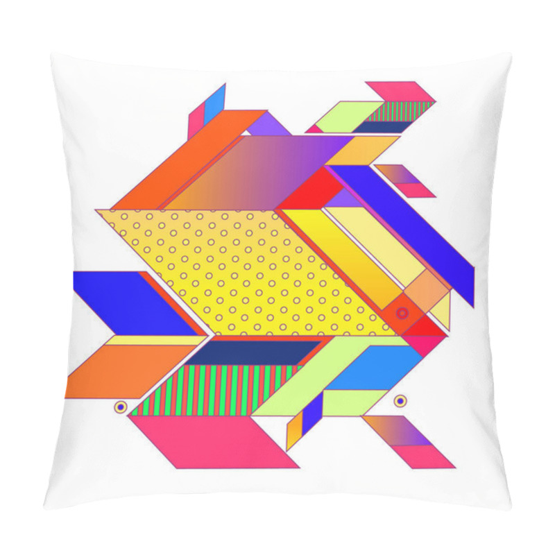 Personality  Vector Of Triangle Geometric 3d Forms. Modern Info Banner Abstract Backgrounds For Poster, Message Presentations Or Identity Layouts. Graphic Template And Ideas. Pillow Covers