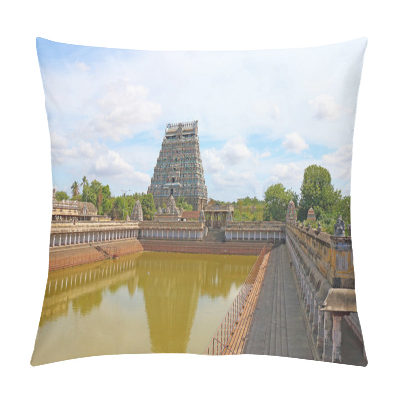 Personality  Massive Ancient Temple Complex Chidambaram Tamil Nadu India Pillow Covers