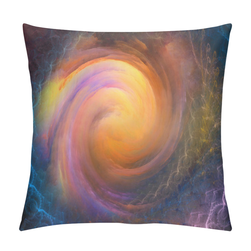 Personality  Spiral Background.  Pillow Covers